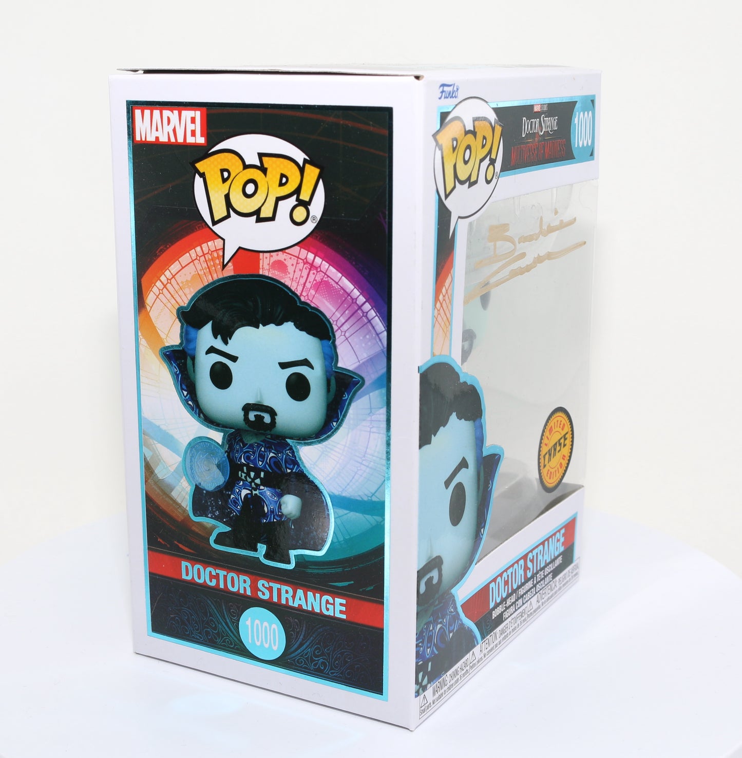 
                  
                    Benedict Cumberbatch as Doctor Strange in The Multiverse of Madness (Beckett Witnessed) Signed POP! Funko #1000 Chase Edition
                  
                