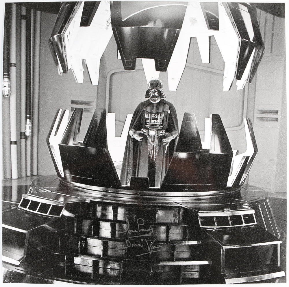Dave Prowse as Darth Vader in Star Wars: The Empire Strikes Back Signed 24x24 Poster With Character Name