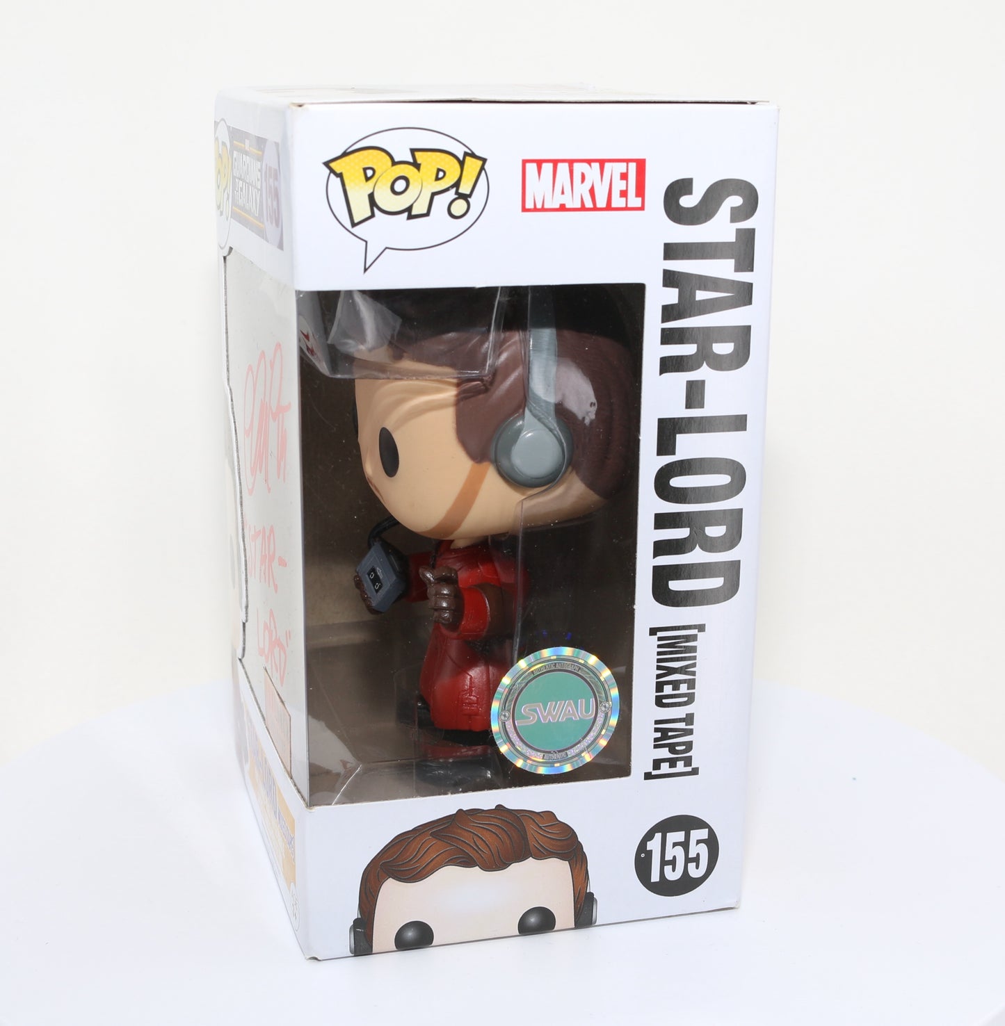 
                  
                    Chris Pratt as Star-Lord in Guardians of the Galaxy Box Lunch Exclusive (SWAU) Signed Funko POP! #155 with Character Name
                  
                