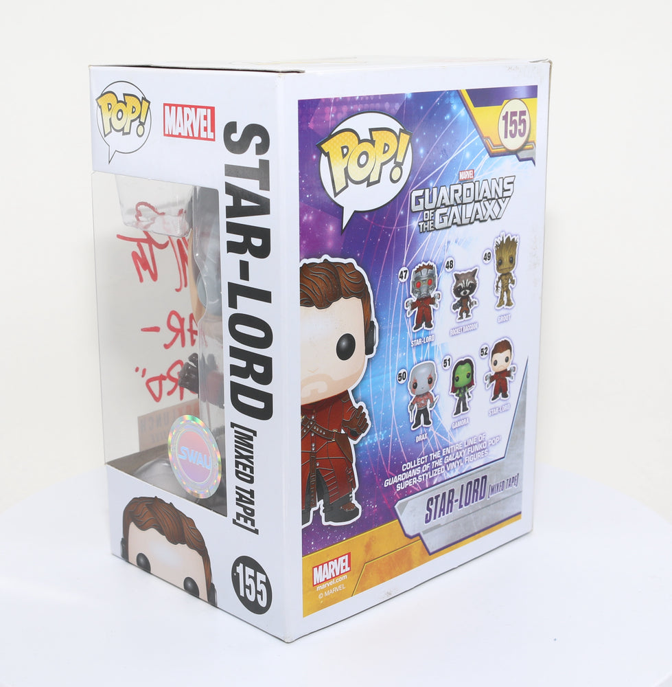 
                  
                    Chris Pratt as Star-Lord in Guardians of the Galaxy Box Lunch Exclusive (SWAU) Signed Funko POP! #155 with Character Name
                  
                