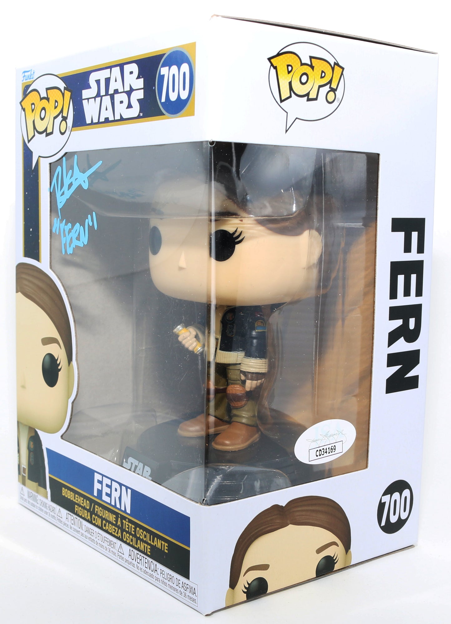
                  
                    Ryan Kiera Armstrong as Fern in Star Wars: Skeleton Crew (JSA) Signed Funko POP! #700 with Character Name
                  
                