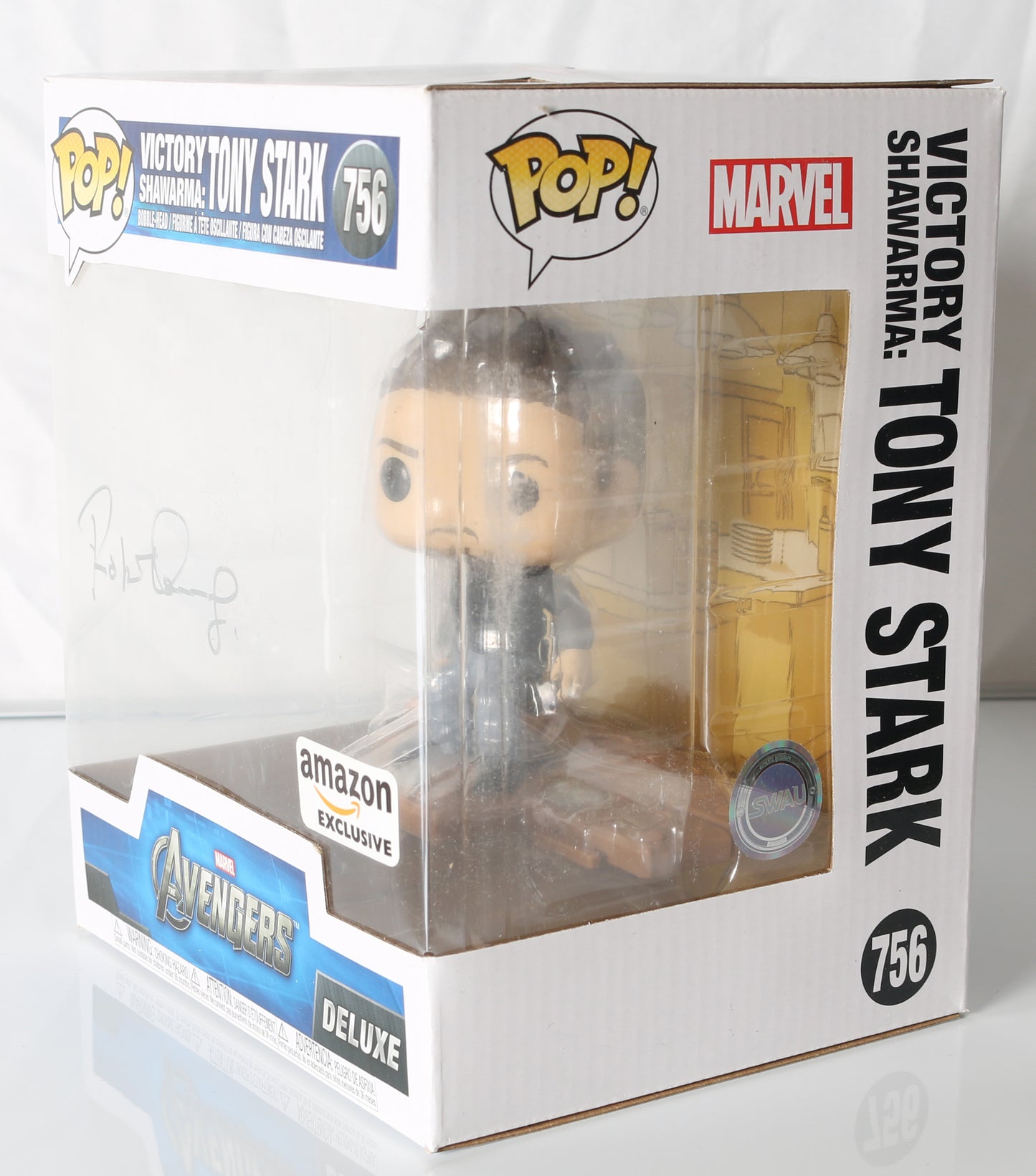 Robert Downey Jr. as Iron Man in The Avengers Victory Shawarma