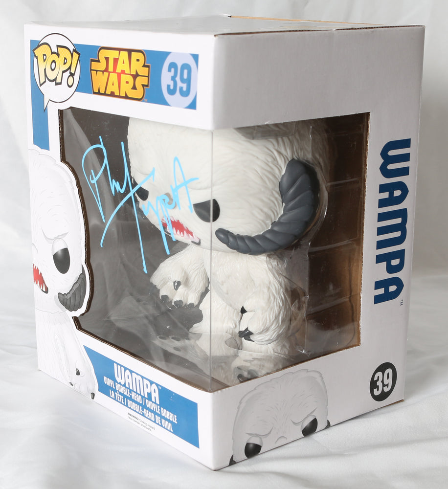 
                  
                    Phil Tippett Wampa Puppet Creator Star Wars: The Empire Strikes Back Signed Deluxe Oversized Funko POP! #39
                  
                