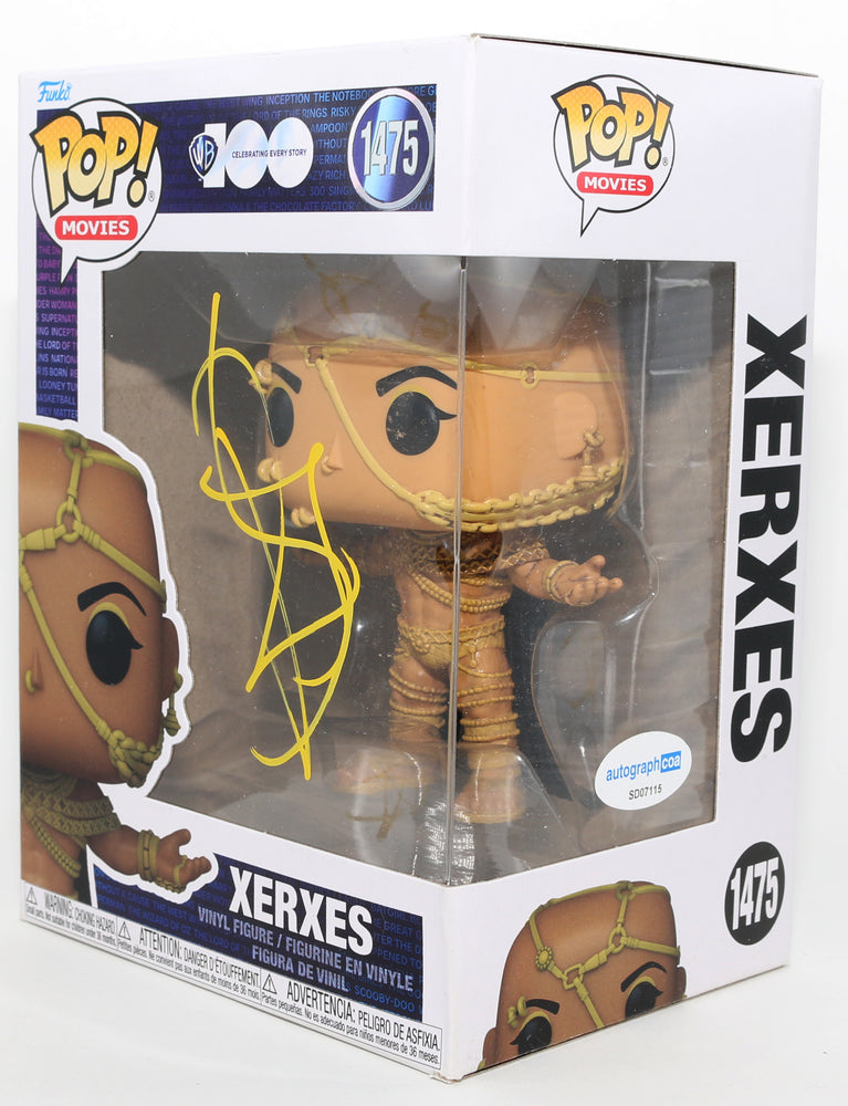 
                  
                    Rodrigo Santoro as Xerxes in 300 (ACOA) Signed Funko POP! #1475
                  
                