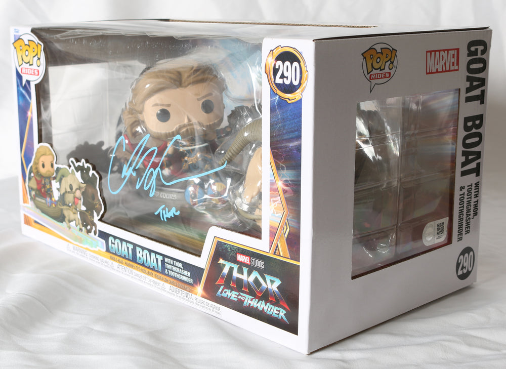 Chris Hemsworth as Thor on the Goat Boat in Thor: Love and