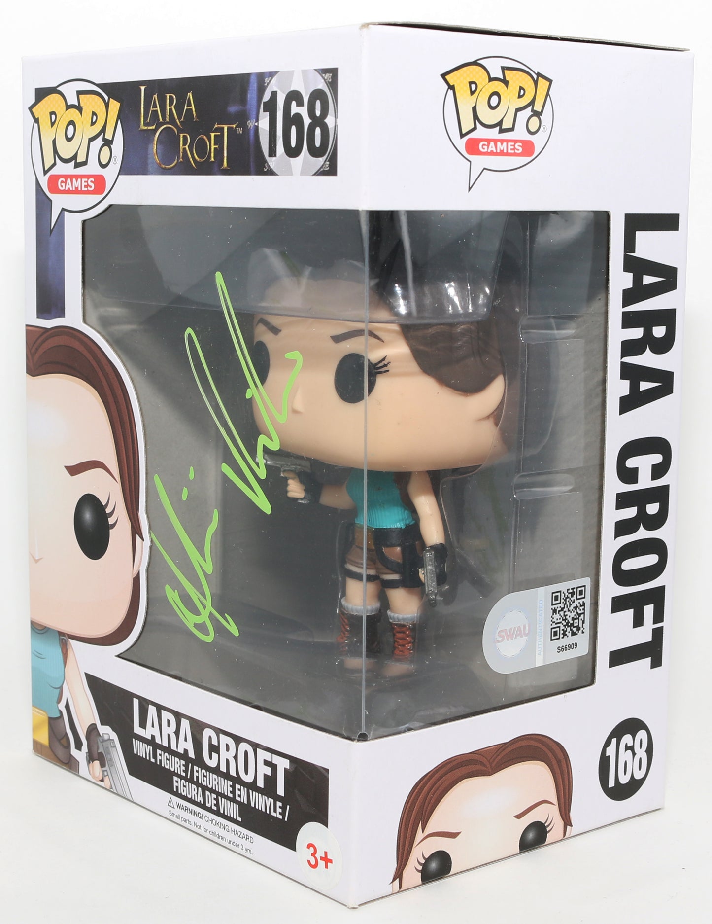 
                  
                    Alicia Vikander as Lara Croft in Tomb Raider (SWAU) Signed Funko POP! #168
                  
                