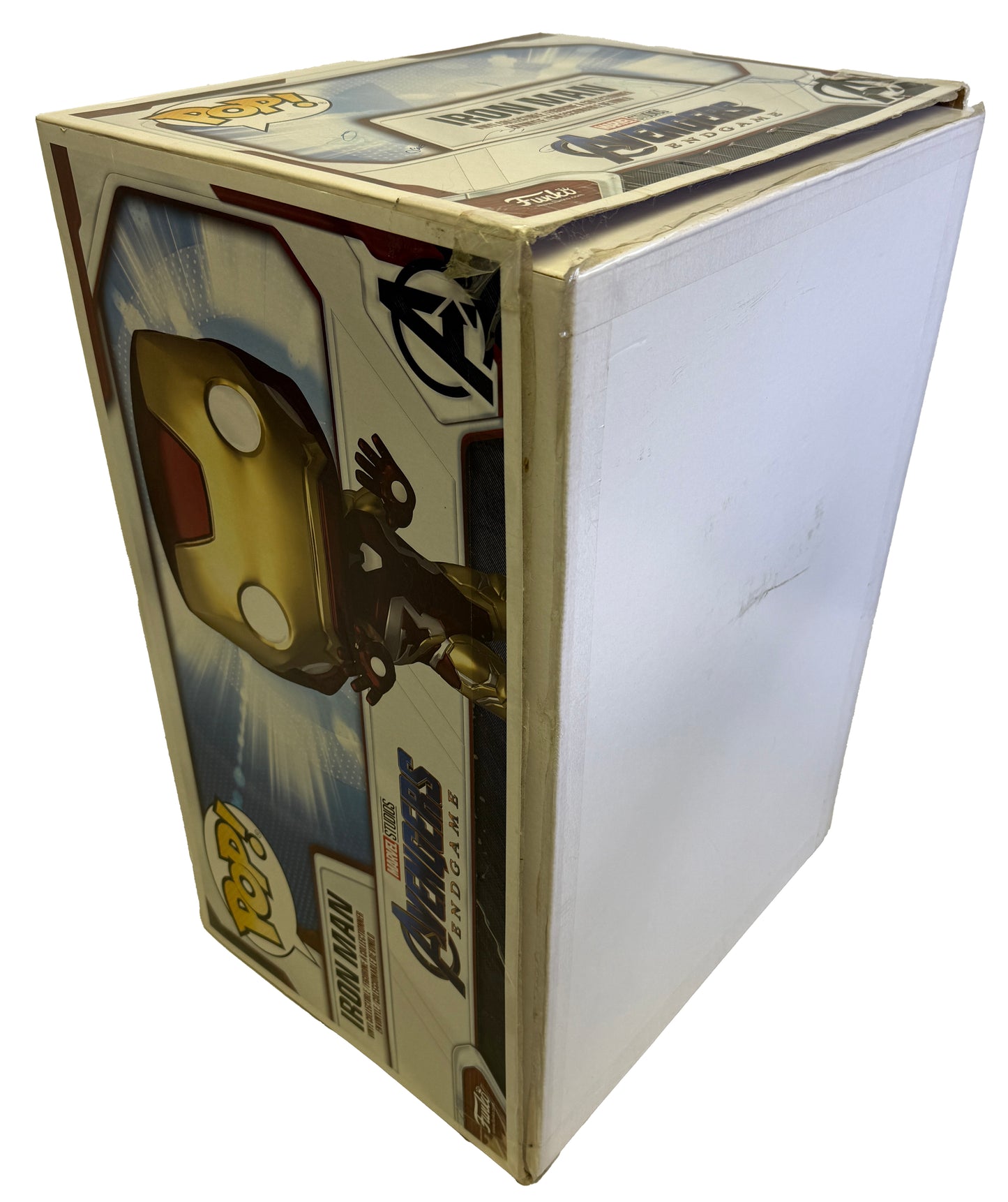 
                  
                    Robert Downey Jr. as Iron Man in Avengers: Endgame (SWAU) Signed 18" Mega Sized Funko POP! #02 with Character Name & Quote
                  
                