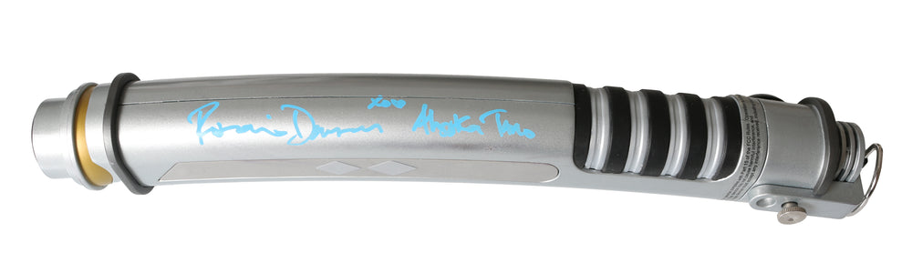 
                  
                    Ahsoka Tano from Rebels & the Mandalorian Disney Galaxy's Edge Prop Replica Legacy Lightsaber Signed by Ashley Eckstein & Rosario Dawson
                  
                