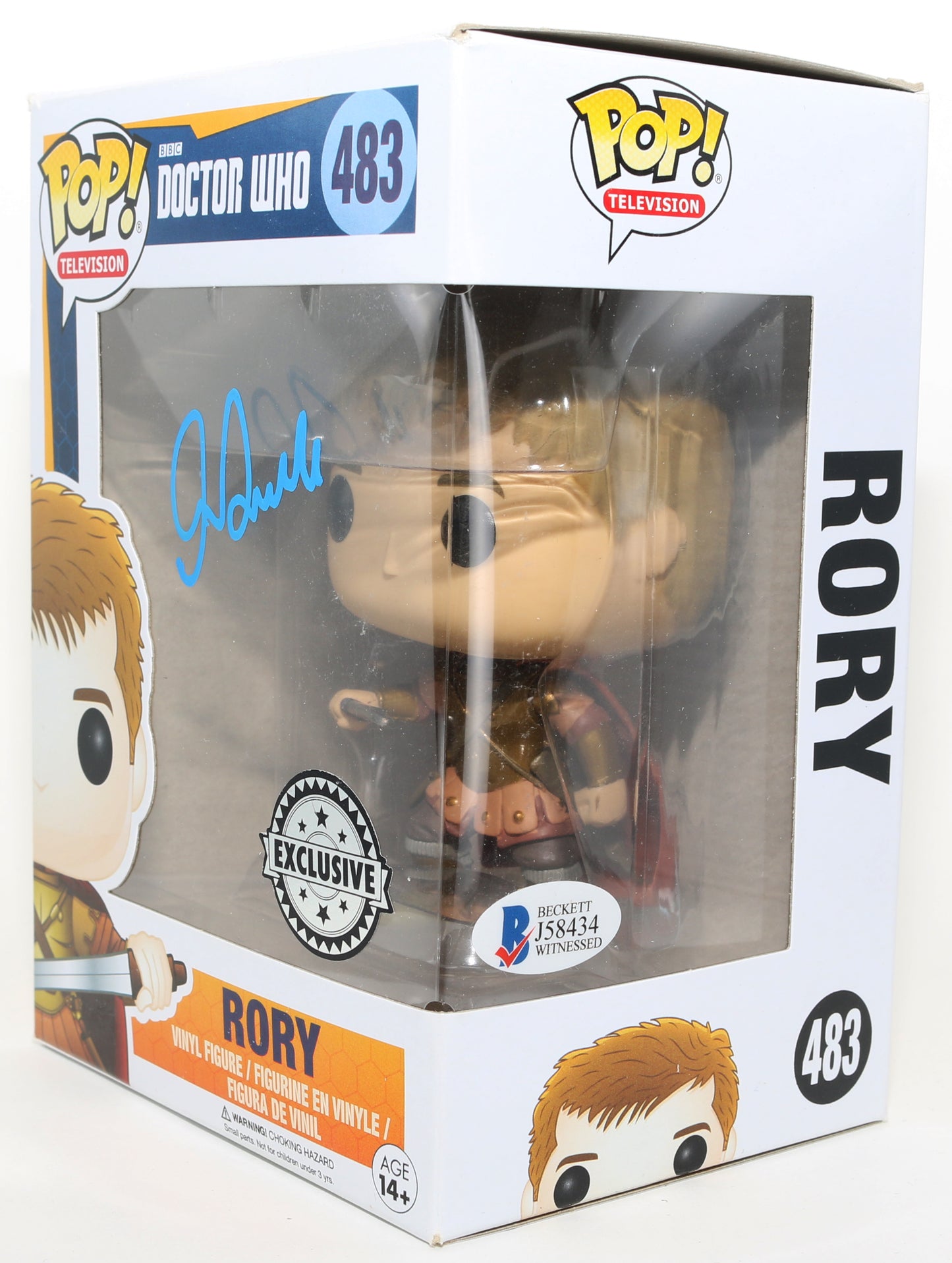 
                  
                    Arthur Darvill as Rory Williams in Doctor Who Exclusive (Beckett) Signed Funko POP! #483
                  
                