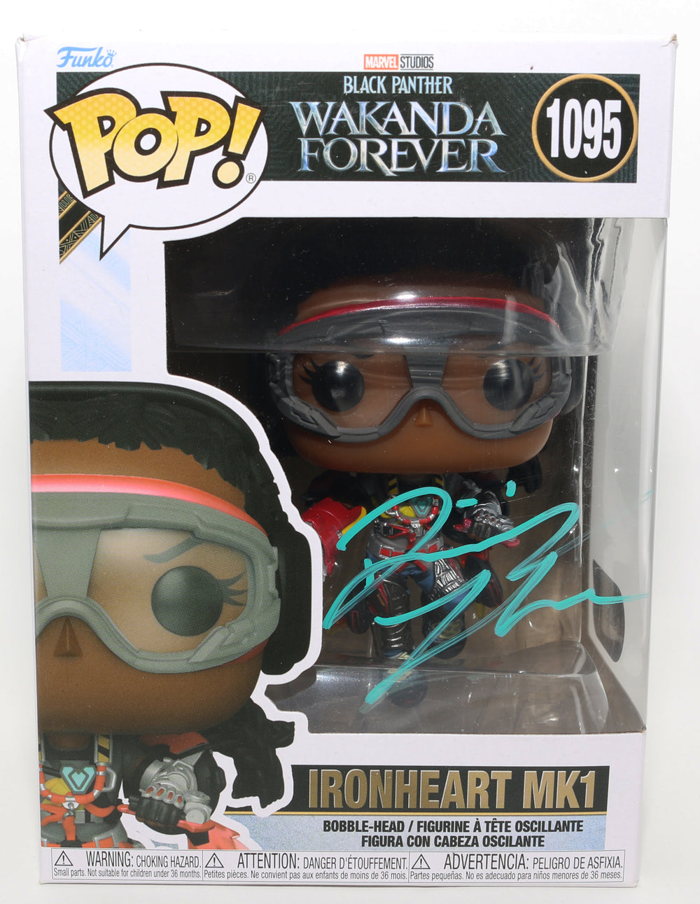 Dominique Thorne as Riri Williams / Ironheart in Black Panther: Wakanda Forever (SWAU) Signed Funko POP! #1095