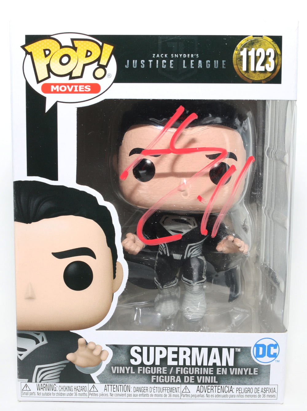 Henry Cavill as Superman in Zack Snyder's Justice League (SWAU) Signed Funko POP! #1123