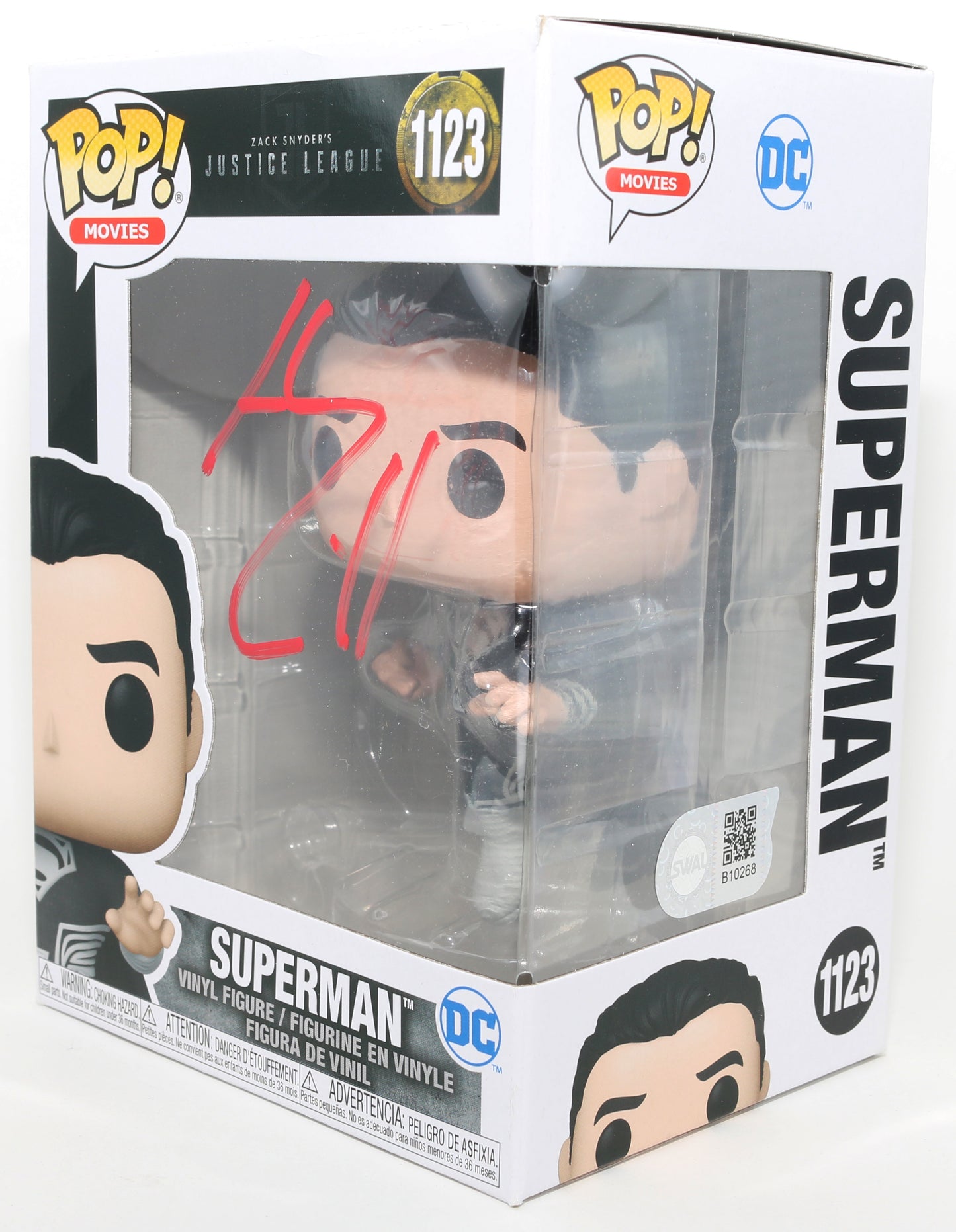 
                  
                    Henry Cavill as Superman in Zack Snyder's Justice League (SWAU) Signed Funko POP! #1123
                  
                
