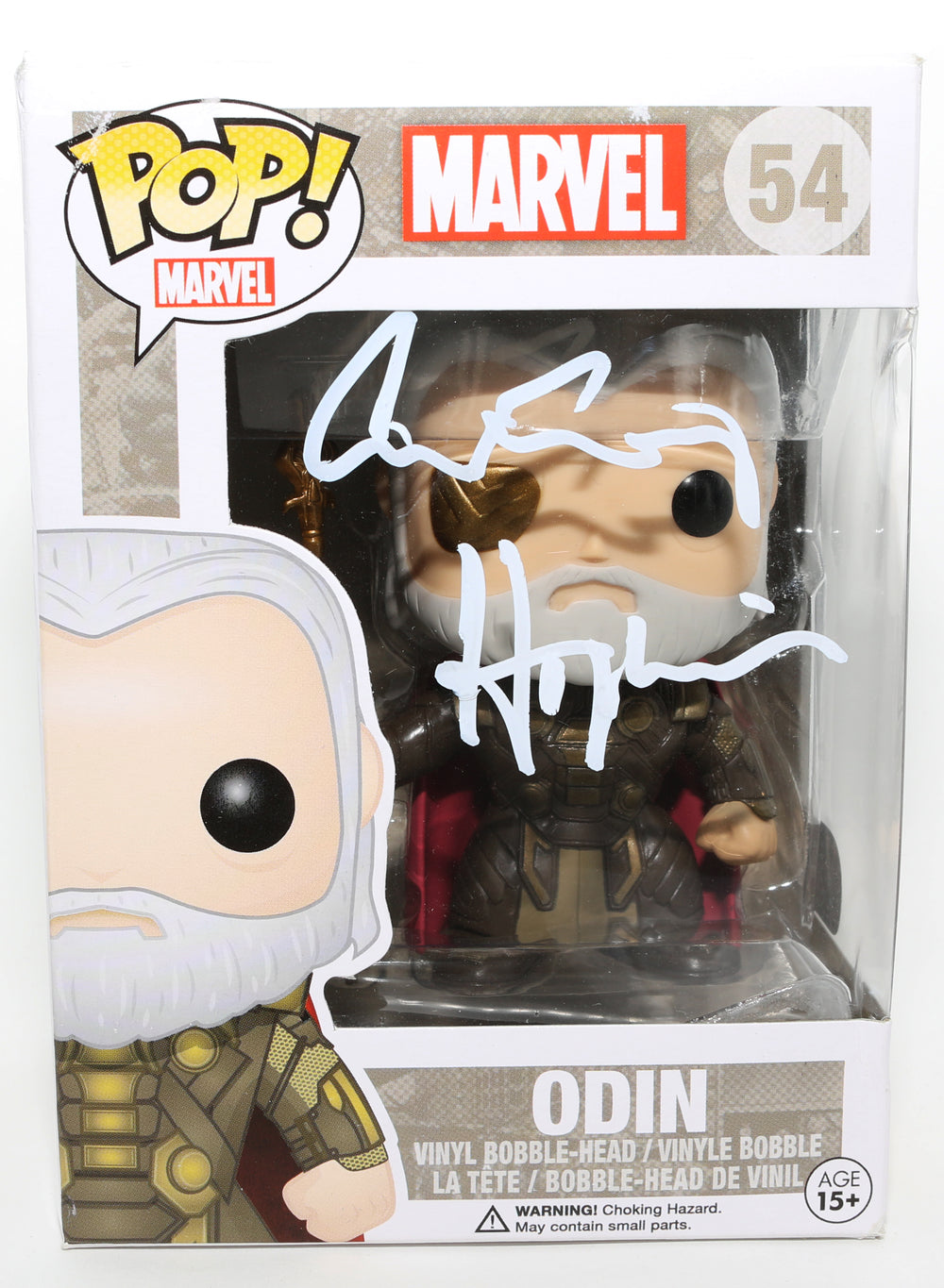Anthony Hopkins as Odin in Thor (SWAU) Signed Funko POP! #54