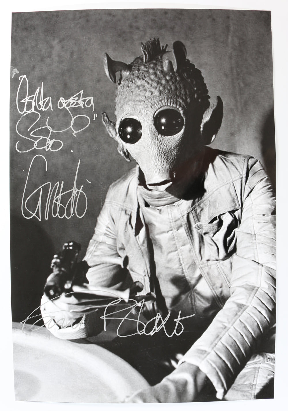 Paul Blake as Greedo in Star Wars: A New Hope Signed 20x30 Poster with Character Name