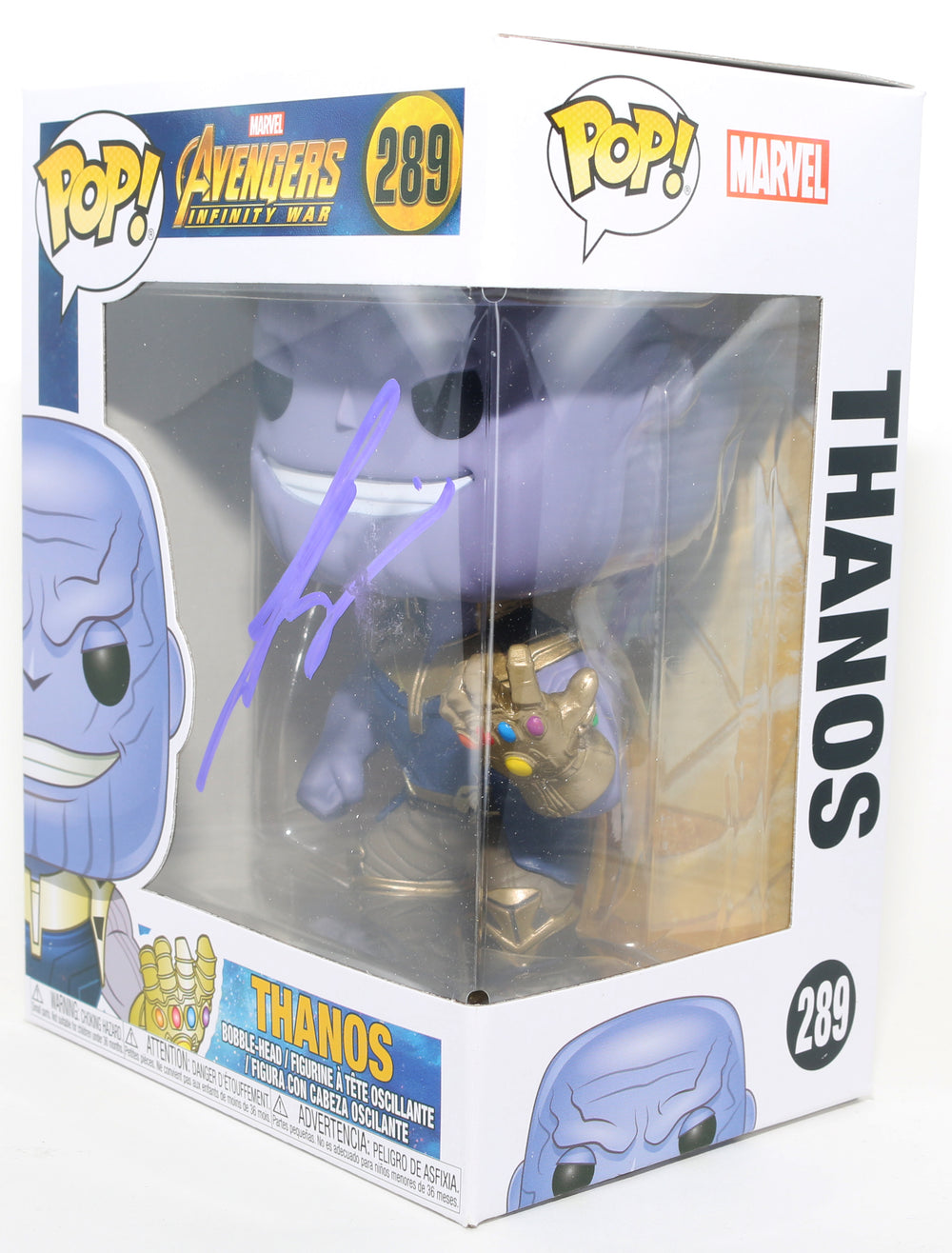 
                  
                    Josh Brolin as Thanos in Avengers: Infinity War Signed Funko POP! #289
                  
                