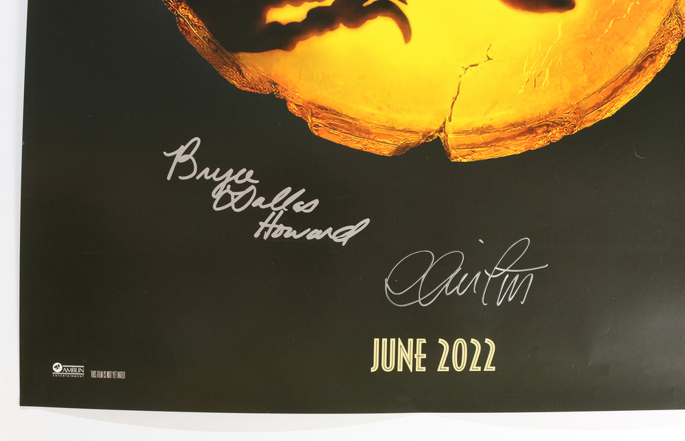 
                  
                    Jurassic World Dominion 27x40 Poster Signed by Chris Pratt & Bryce Dallas Howard
                  
                