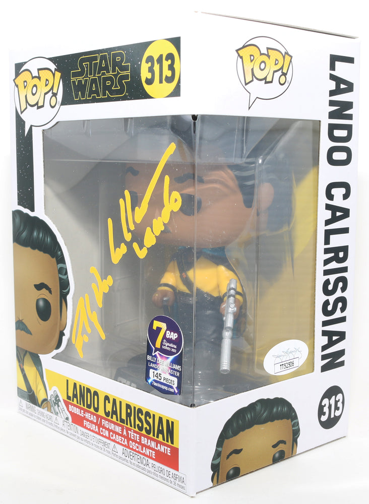 
                  
                    Billy Dee WIlliams as Lando Calrissian in Star Wars: The Rise of Skywalker 7BAP Exclusive (JSA) Signed Funko POP! #313 with Character Name
                  
                