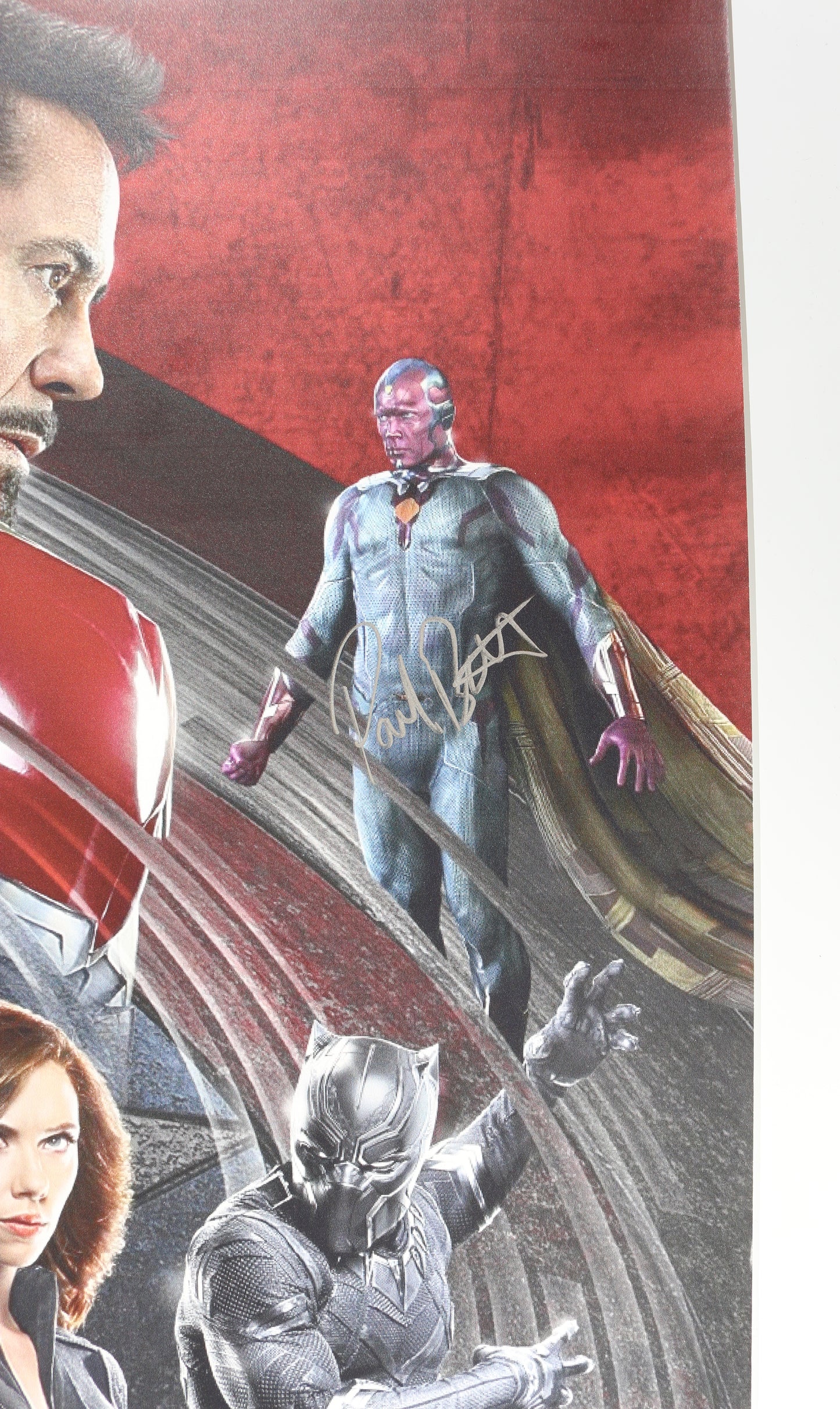 
                  
                    Captain America: Civil War 27x40 Poster (Beckett Witnessed) Cast Signed by Chris Evans, Sebastian Stan, & Paul Bettany
                  
                