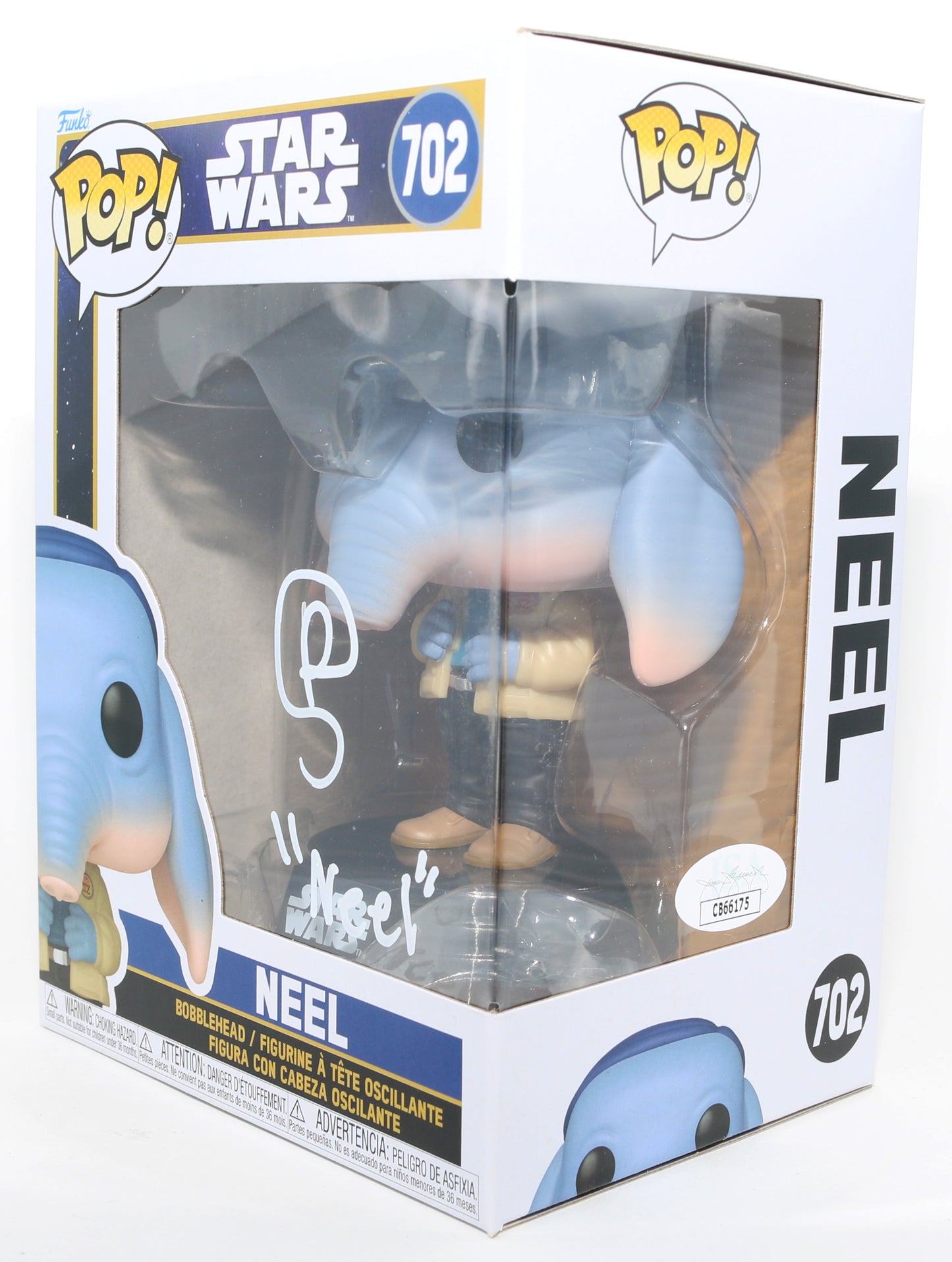 
                  
                    Robert Timothy Smith as Neel in Star Wars: Skeleton Crew (JSA) Signed Funko POP! #702 with Character Name
                  
                