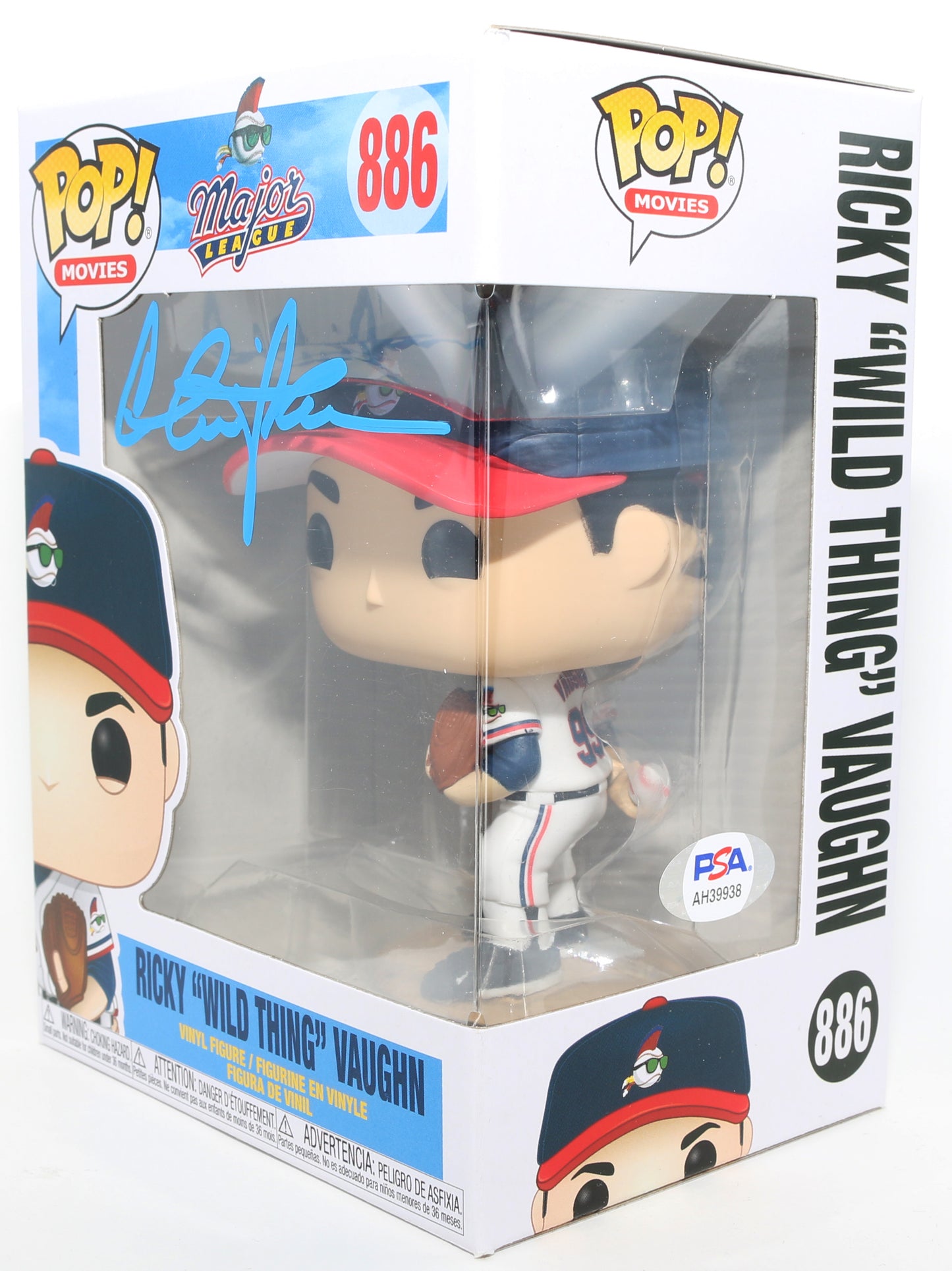 
                  
                    Charlie Sheen as Ricky "Wild Thing" Vaughn in Major League (PSA) Signed Funko POP! #886
                  
                