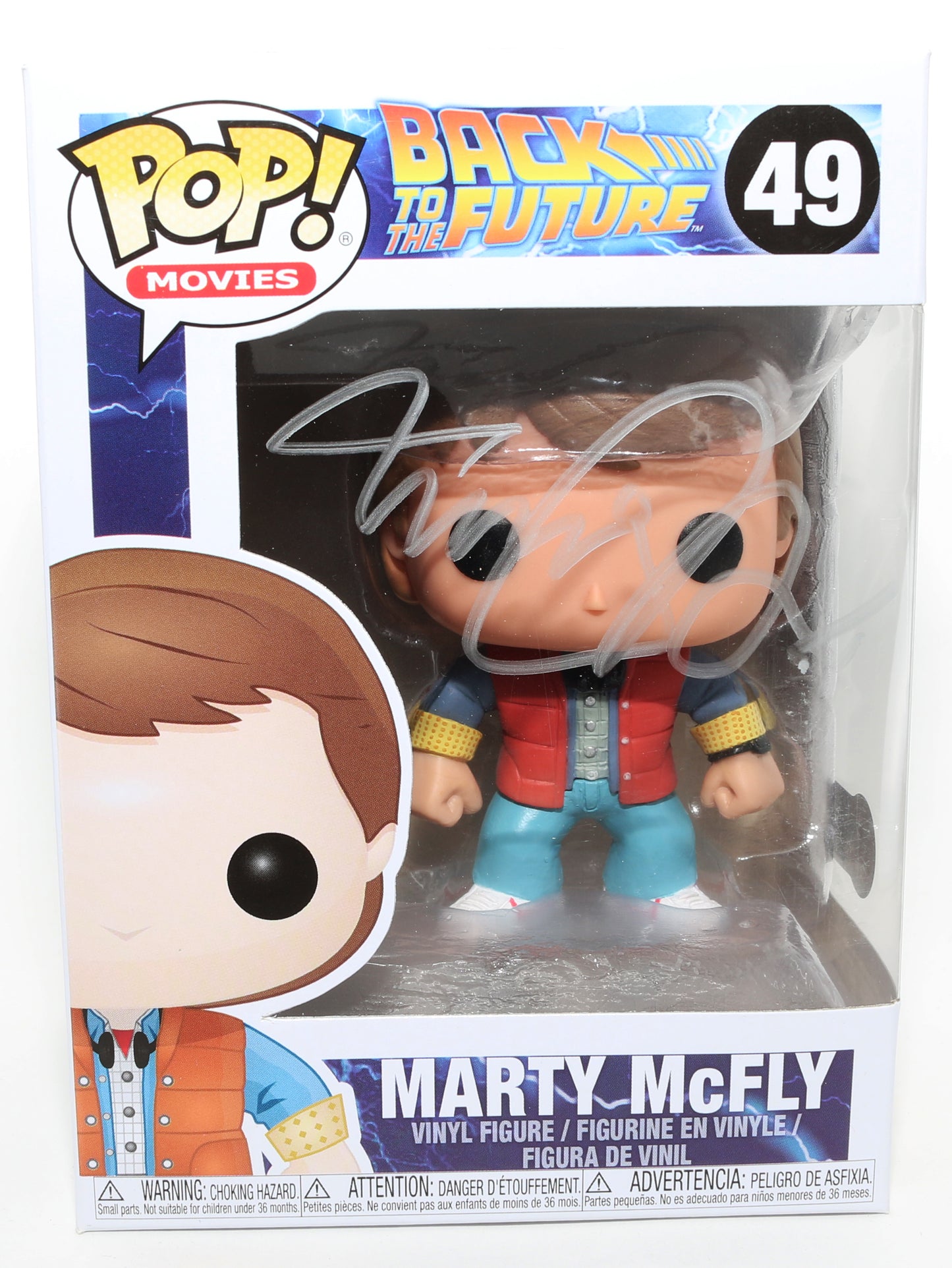 鑑定Beckett鑑定マーク付きFunko Back to the Future Michael J. Fox as Marty McFly in Back to the Future (Beckett