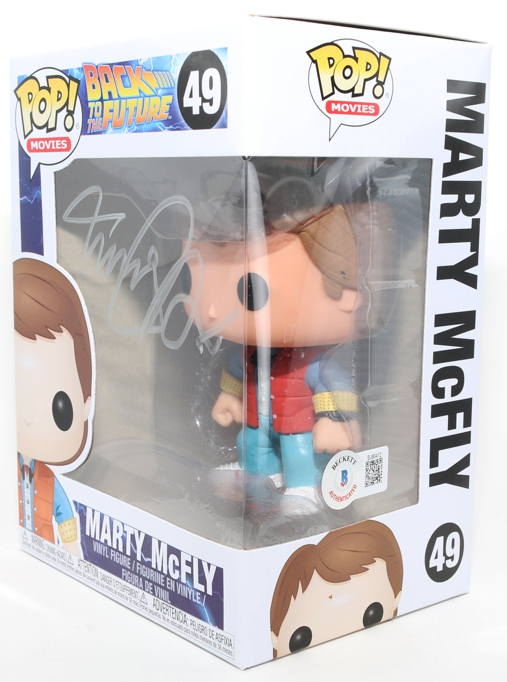 Michael J. Fox as Marty McFly in Back to the Future (Beckett