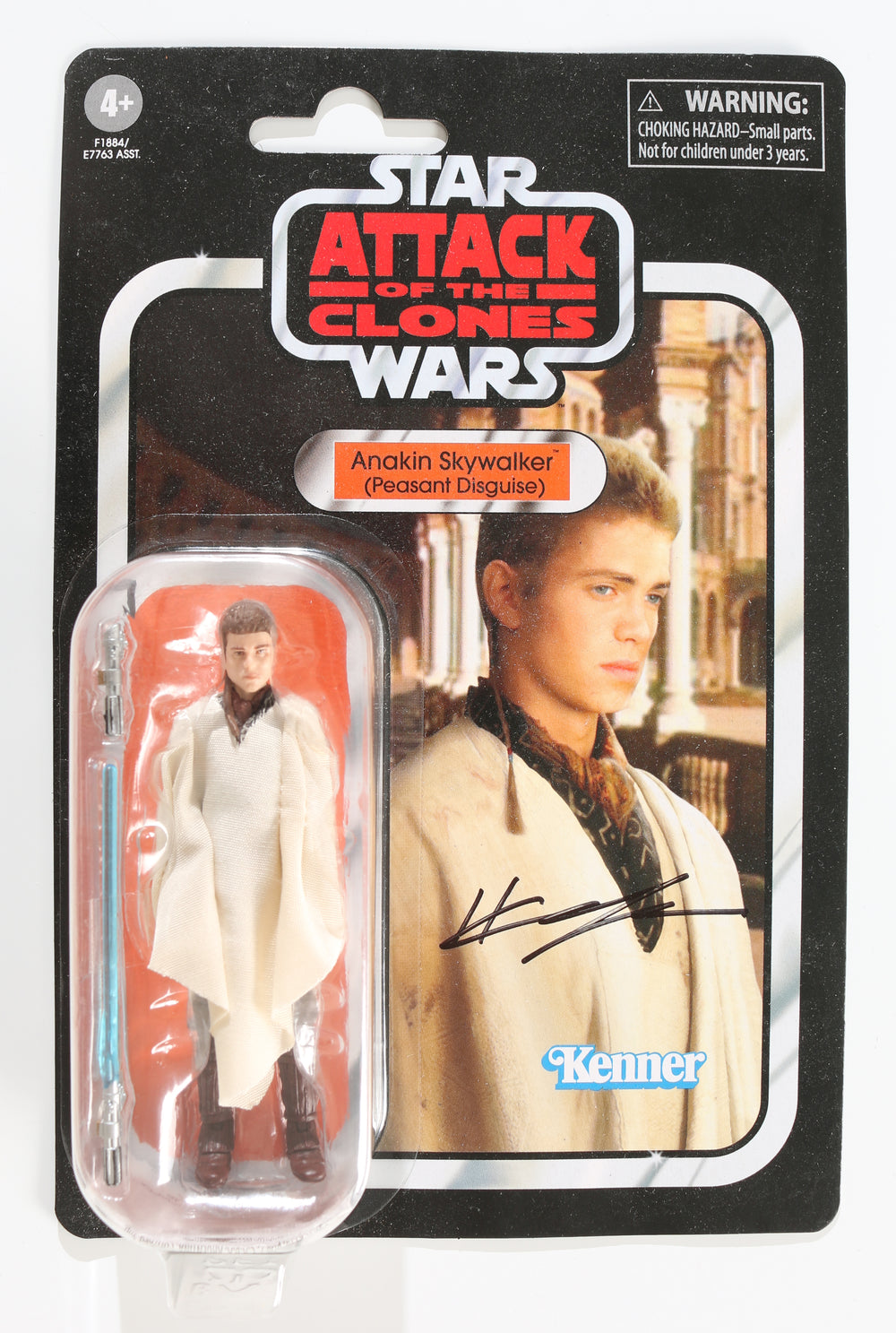 Hayden Christensen as Anakin Skywalker in Star Wars Episode II: Attack of the Clones (SWAU) Signed Action Figure