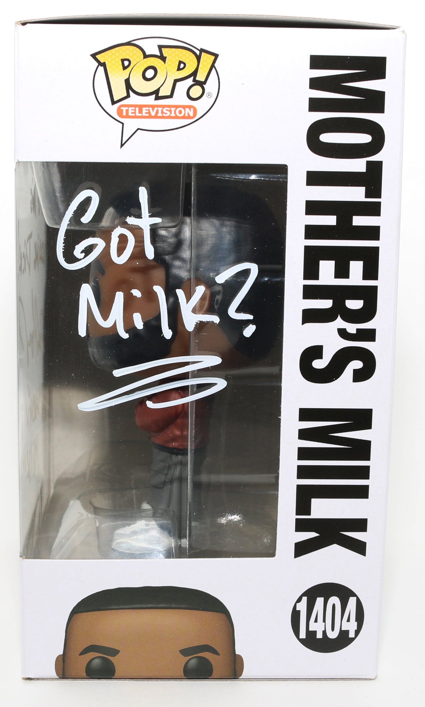 
                  
                    Laz Alonso as Mother's Milk in The Boys Signed Funko POP! #1404 with Character Name & Quote
                  
                