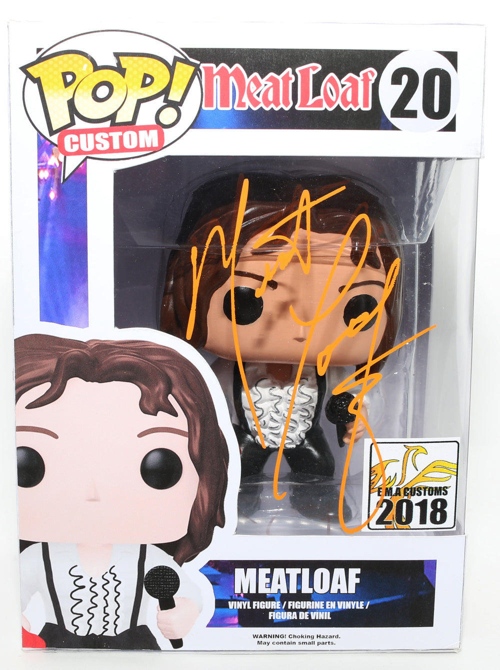 Meatloaf Singer & Musician Signed 2018 E.M.A. Custom Funko POP! #20