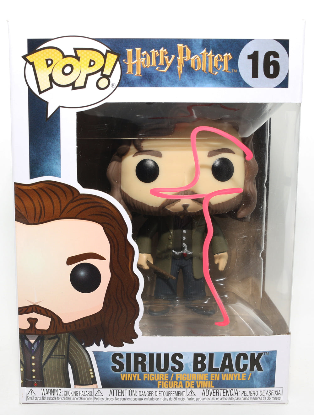 Gary Oldman as Sirius Black in Harry Potter & the Order of the Phoenix Signed Funko POP! #16