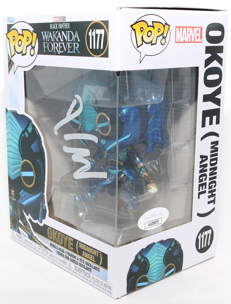 
                  
                    Danai Gurira as Okoye in Black Panther: Wakanda Forever (JSA) Signed Funko POP! #1177
                  
                