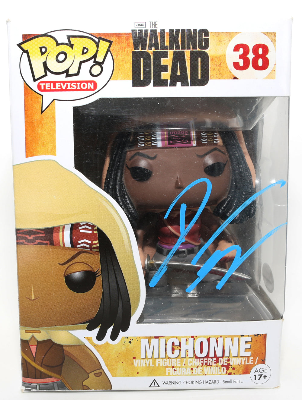 Danai Gurira as Michonne in The Walking Dead (JSA) Signed Funko POP! #38
