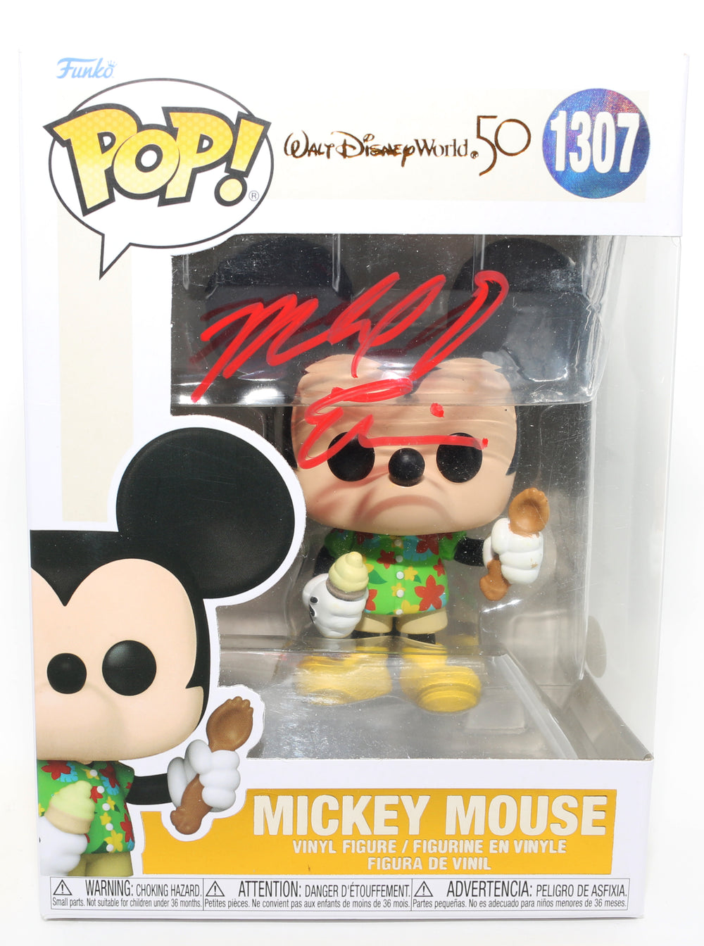 Michael Eisner CEO of Walt Disney Company Signed Funko POP! #1307