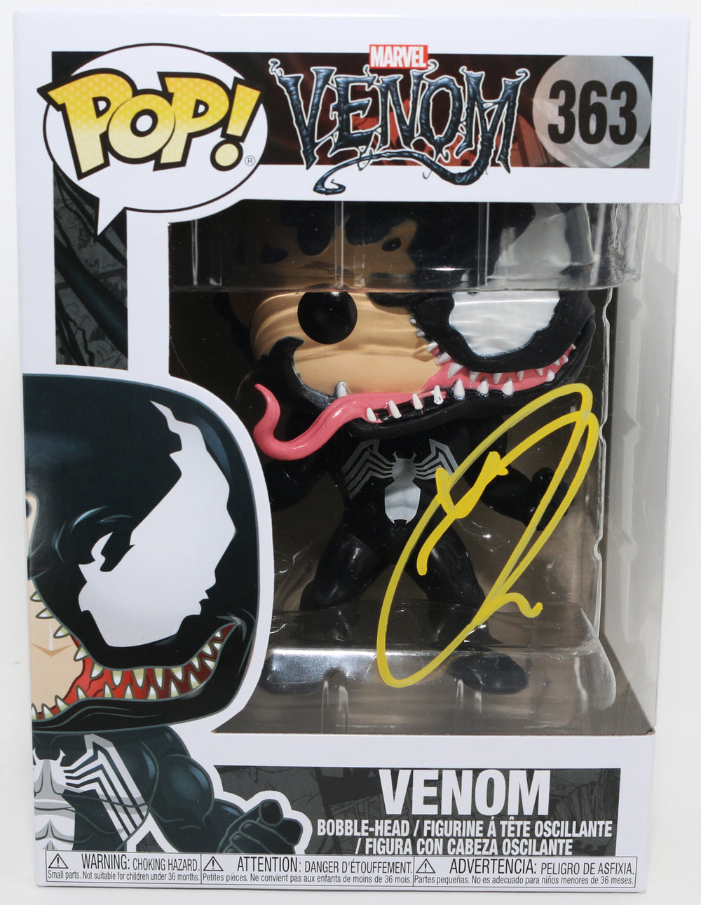 Tom Hardy as Venom in Venom Signed Funko POP! #363