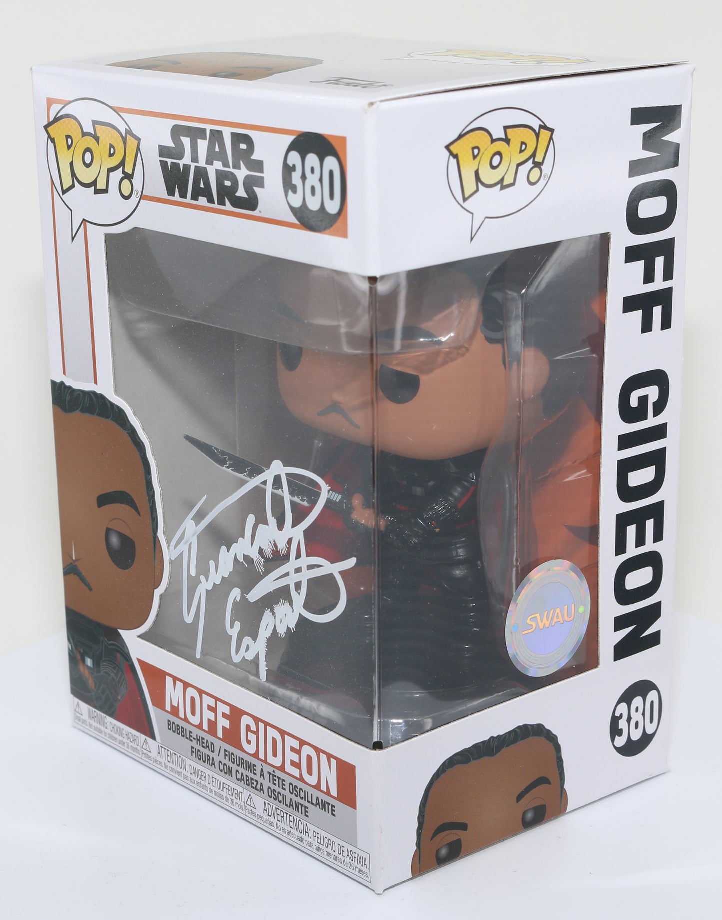 
                  
                    Giancarlo Esposito as Moff Gideon in Star Wars: The Mandalorian (SWAU) Signed Funko POP! #380
                  
                