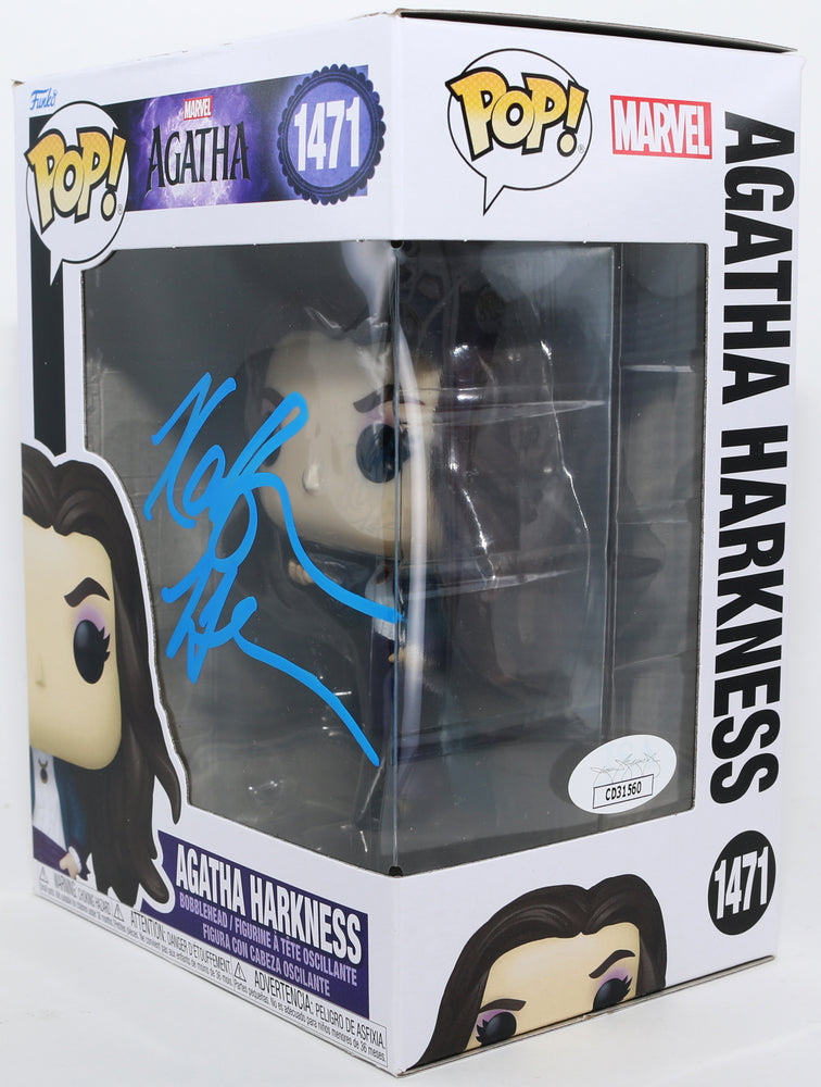
                  
                    Kathryn Hahn as Agatha Harkness in Agatha All Along (JSA) Signed Funko POP! #1471
                  
                