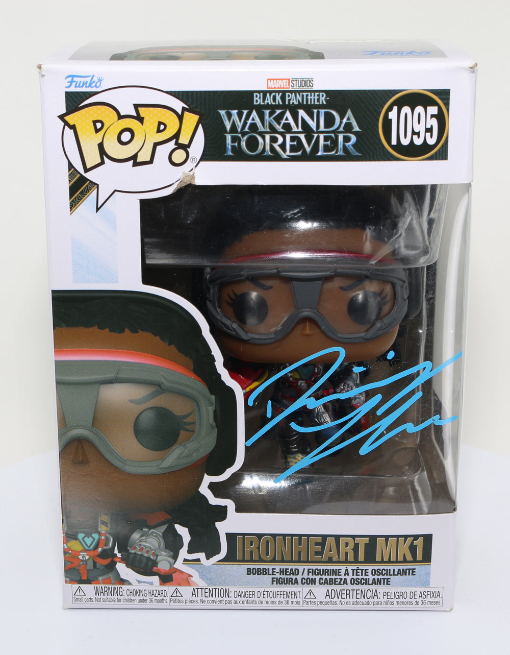 Dominique Thorne as Riri Williams / Ironheart in Black Panther: Wakanda Forever (SWAU) Signed Funko POP! #1095