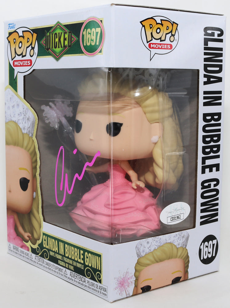 
                  
                    Ariana Grande as Glinda in Bubble Gown in Wicked (JSA) Signed Funko POP! #1697
                  
                