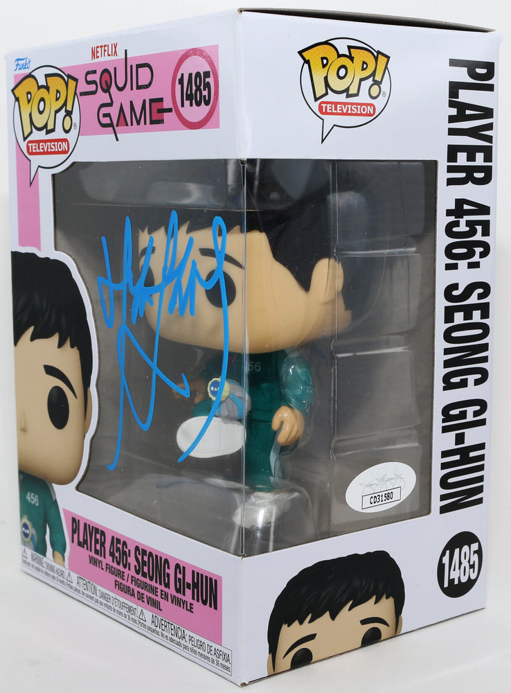 
                  
                    Lee Jung-Jae as Seong Gi-Hun / Player 456 in Squid Game (JSA) Signed Funko POP! #1485
                  
                