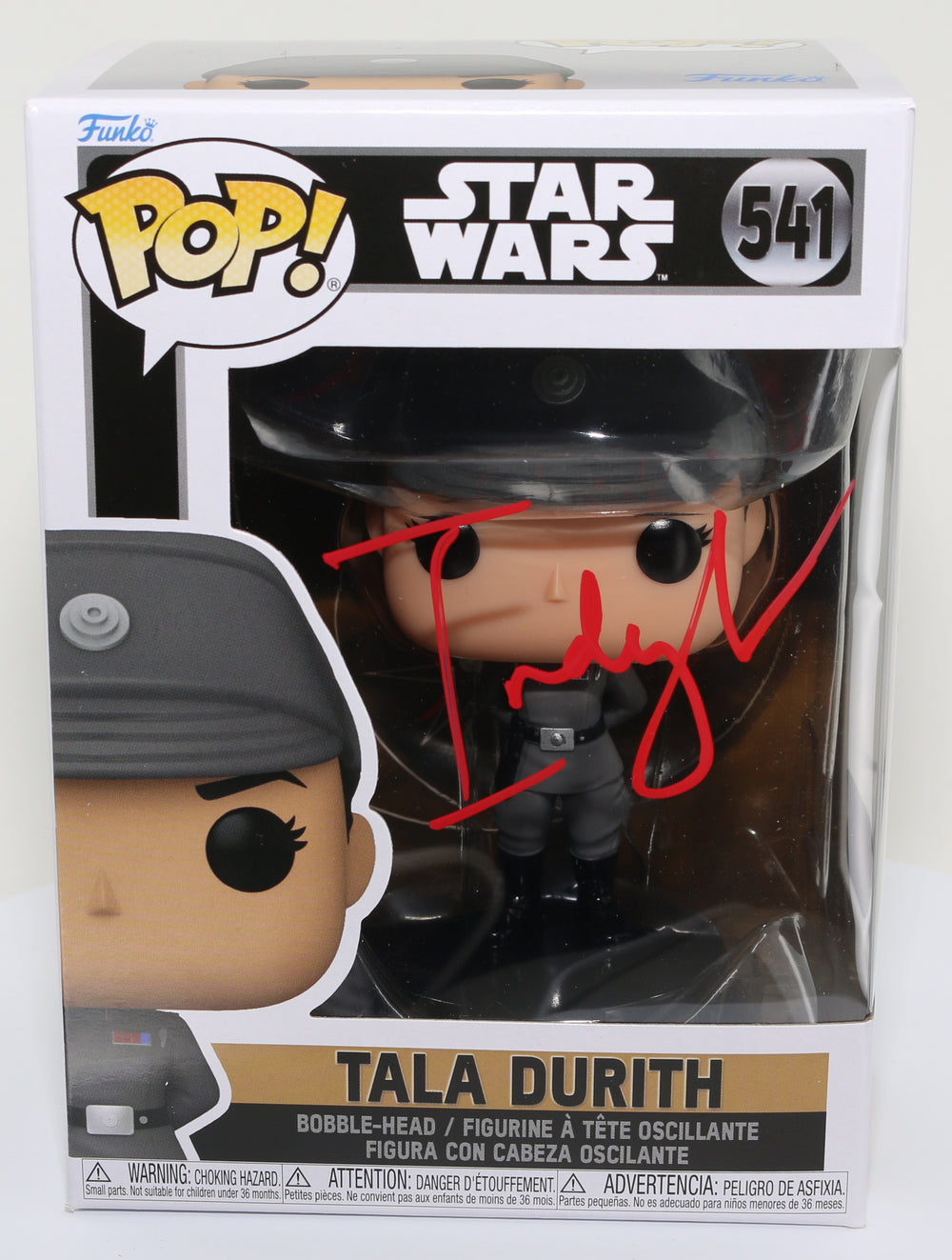 Indira Varma as Tala Durith in Star Wars: Obi-Wan Kenobi (SWAU) Signed Funko POP! #541