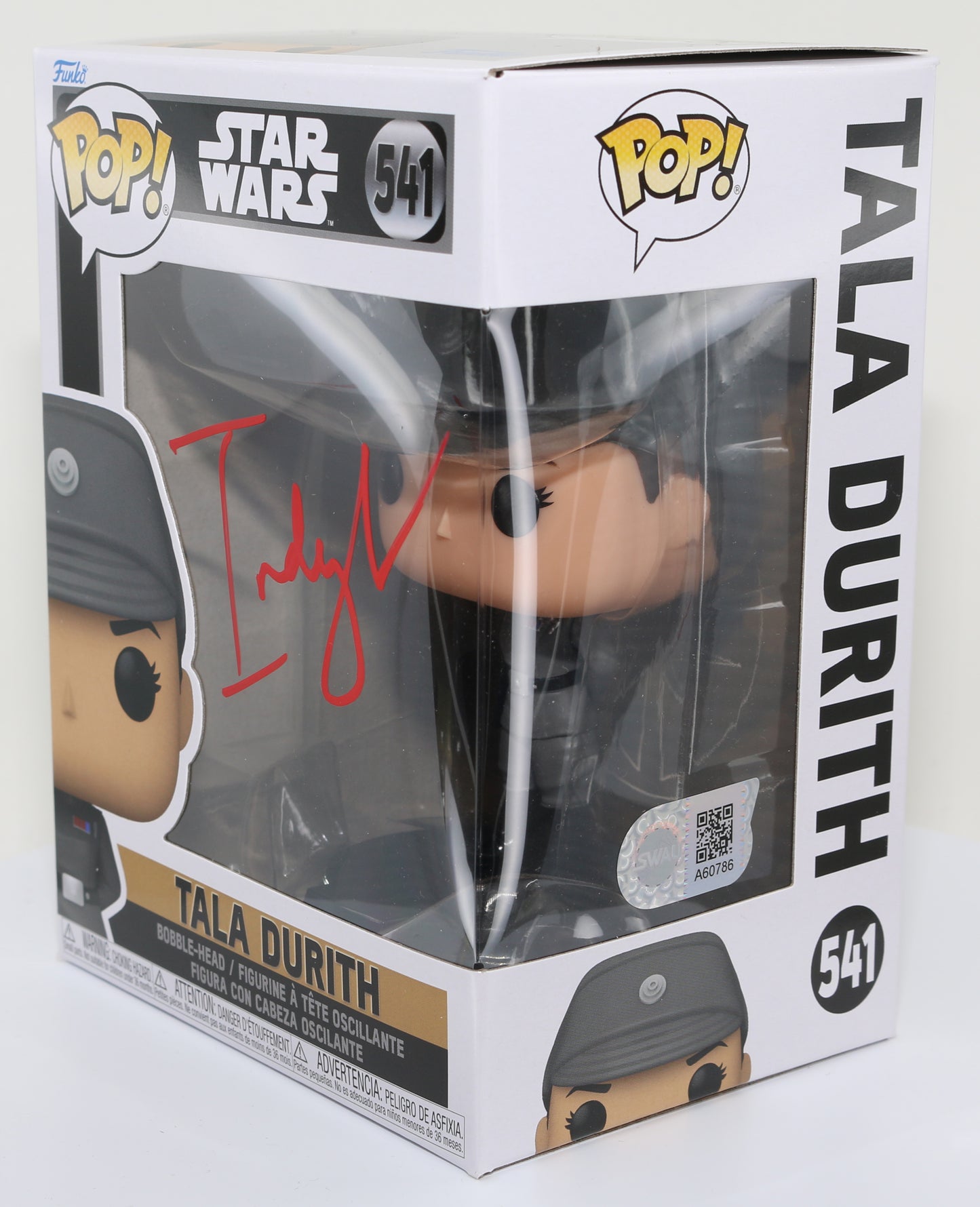 
                  
                    Indira Varma as Tala Durith in Star Wars: Obi-Wan Kenobi (SWAU) Signed Funko POP! #541
                  
                