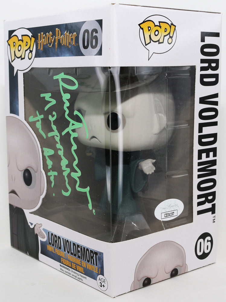 
                  
                    Ralph Fiennes as Lord Voldemort in Harry Potter (JSA) Signed Funko POP! #06 with Quote
                  
                