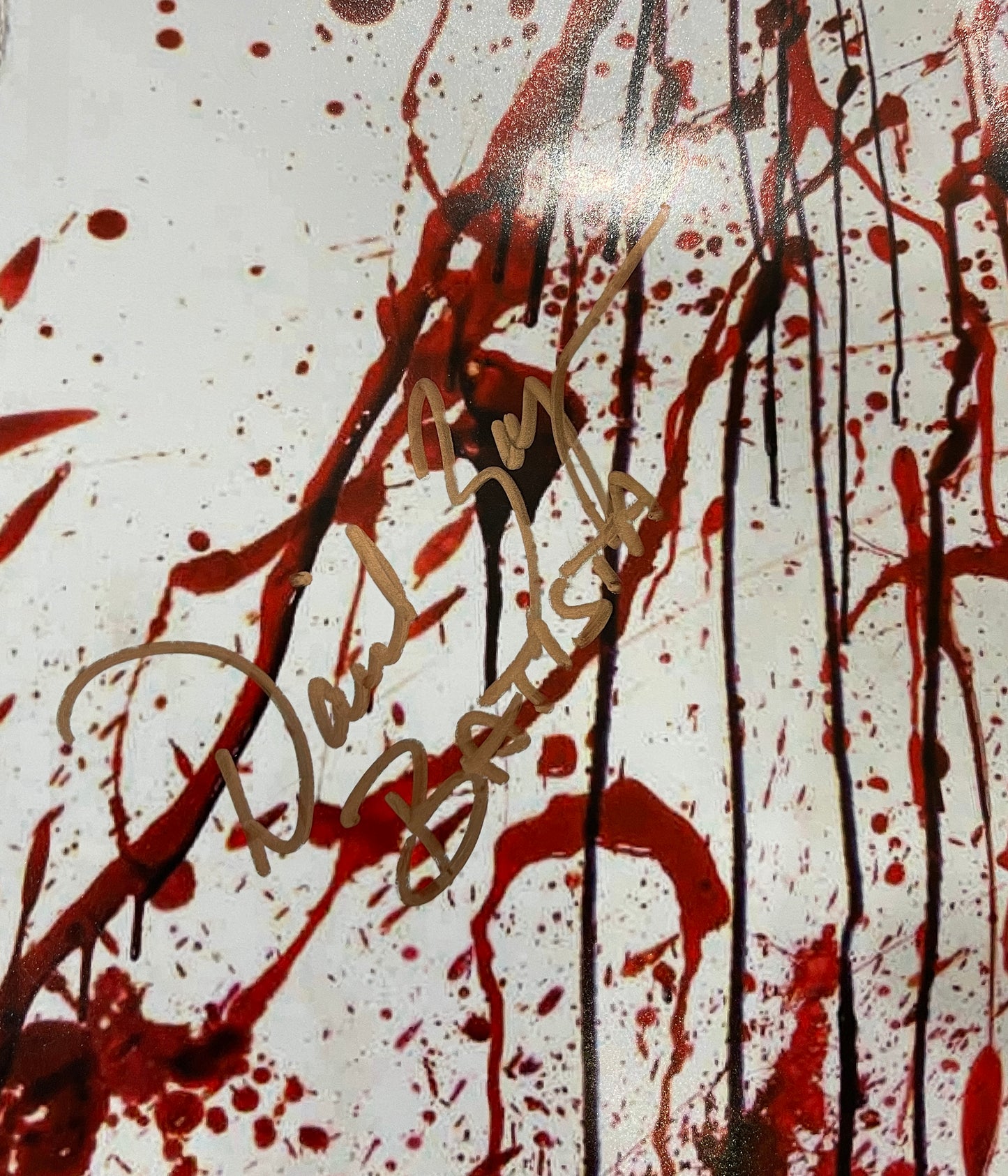 
                  
                    Dexter 24x36 Poster (SWAU) Cast Signed by Michael C. Hall, Jennifer Carpenter, David Zayas, C. S. Lee, James Remar, & Erik King with Character Names & Quote
                  
                