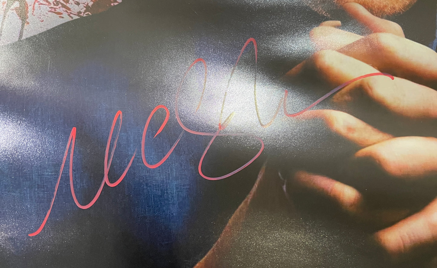 
                  
                    Dexter 24x36 Poster (SWAU) Cast Signed by Michael C. Hall, Jennifer Carpenter, David Zayas, C. S. Lee, James Remar, & Erik King with Character Names & Quote
                  
                