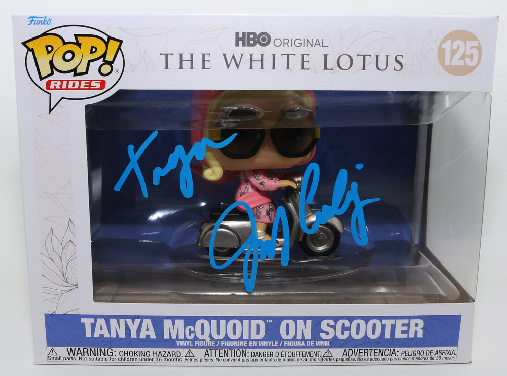 Jennifer Coolidge as Tanya McQuoid in The White Lotus Signed Oversized Funko POP! #125 with Character Name