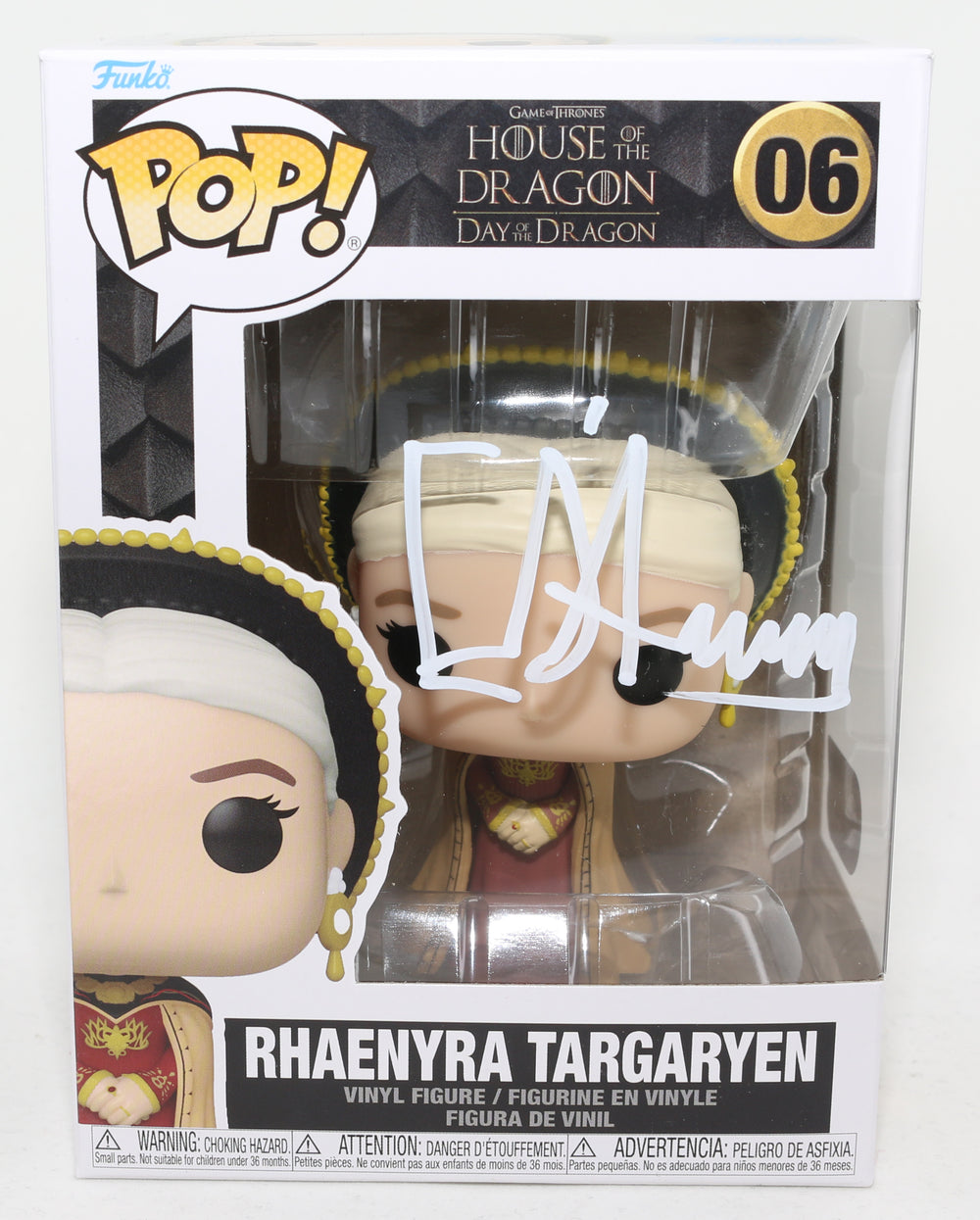 Emma D’Arcy as Princess Rhaenyra Targaryen in House of the Dragon (SWAU) Signed Funko POP! #06