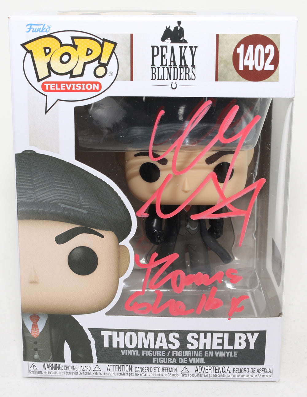 Cillian Murphy as Thomas Shelby in Peaky Blinders (SWAU ) Signed POP! Funko #1402