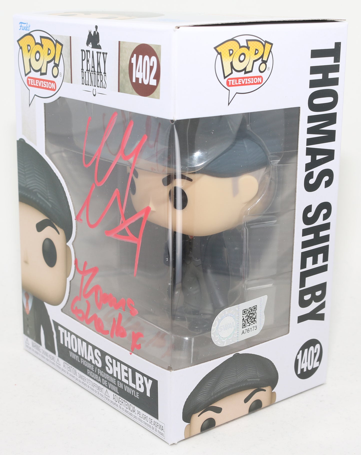 
                  
                    Cillian Murphy as Thomas Shelby in Peaky Blinders (SWAU ) Signed POP! Funko #1402
                  
                