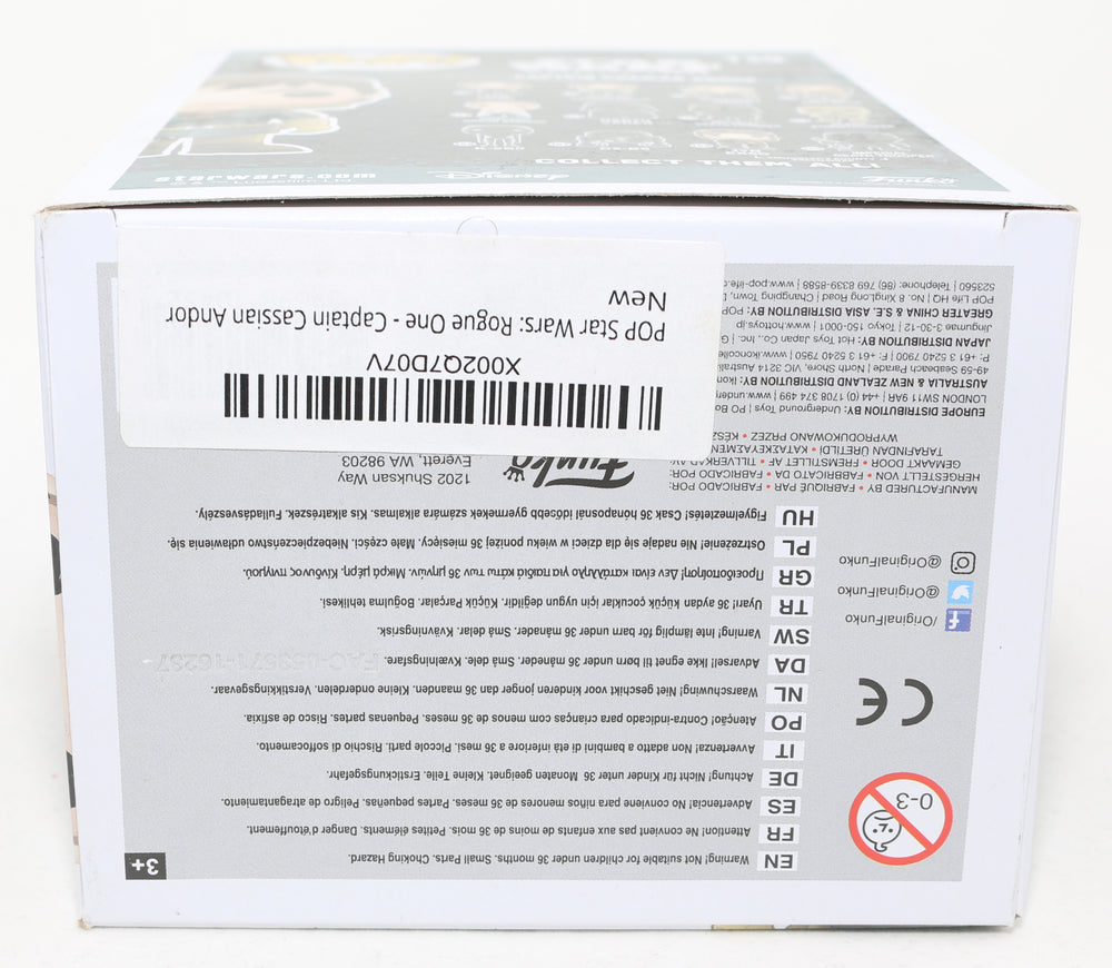 
                  
                    Diego Luna as Captain Cassian Andor in Rogue One: A Star Wars Story Signed Funko POP! #139
                  
                