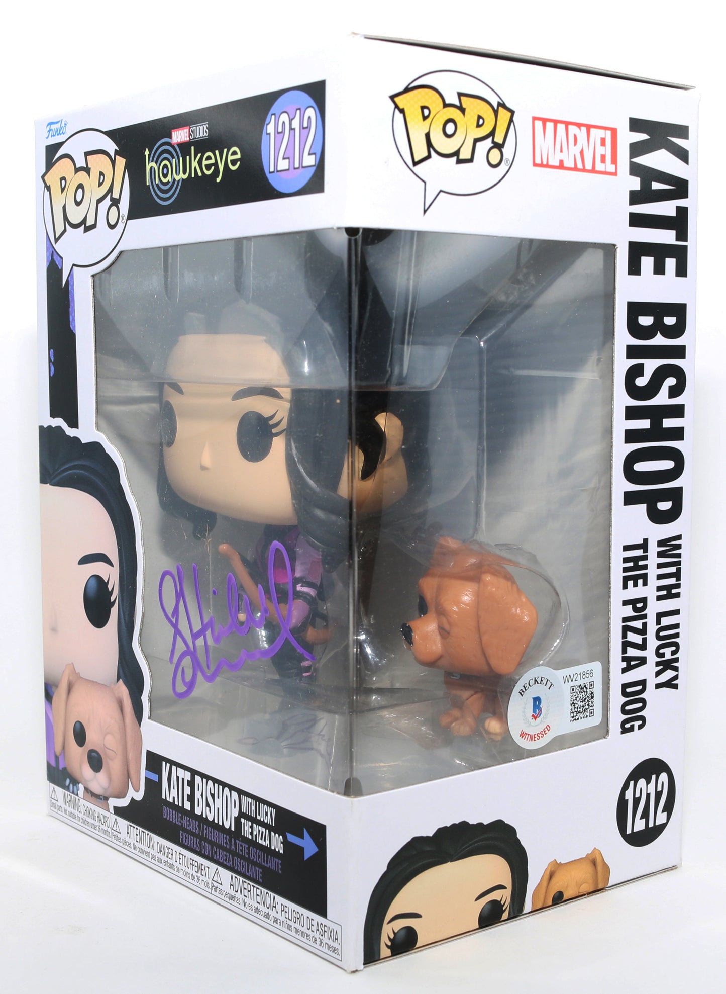 
                  
                    Hailee Steinfeld as Kate Bishop in Hawkeye (Beckett) Signed Funko POP! #1212
                  
                